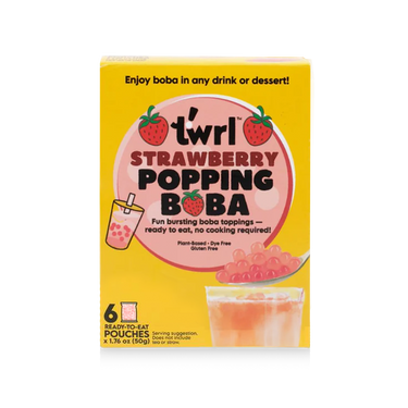 Strawberry Popping Boba (6 pack)